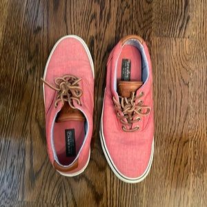 Men’s 9.5 Red Sperry Top Sider Sneaker/Boat Shoe